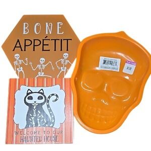 Halloween Decor Bundle (3 pieces), Candy Dish, Table Decor